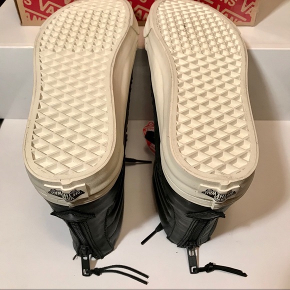 VANS LEATHER SK8-HI ZIP WEAVE DX WOMEN’S 9.5 New - Picture 5 of 6